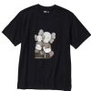 Shorts 305 Kicks | Kaws X Uniqlo Short Sleeve Graphic T-Shirt Black