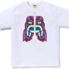 T-Shirts 305 Kicks | Bape Tiger Colors Tee White